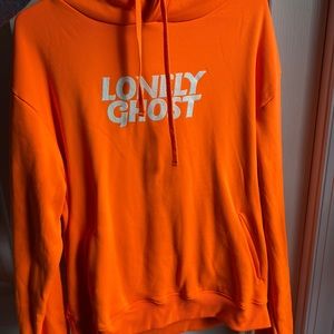 Lonely Ghost “Lonely Summer” hoodie- neon orange
